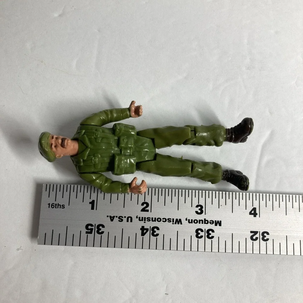 Vintage 1981 Remco DC Comics SGT Rock Action Figure Soldier and Weapon